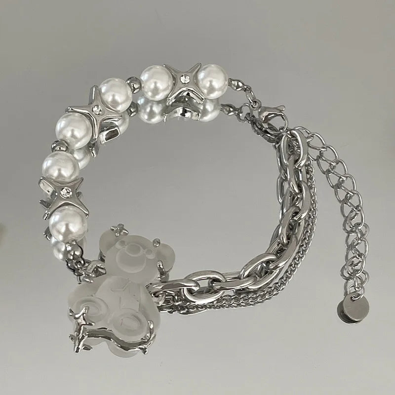Bear - Pearl Bracelet