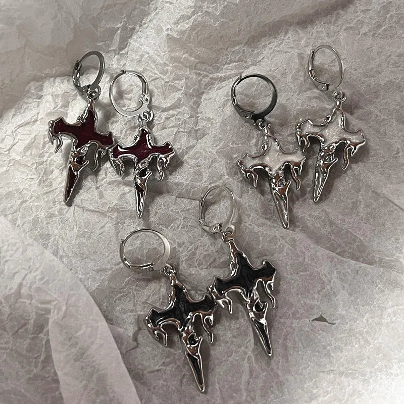 Cross My Heart - Earrings