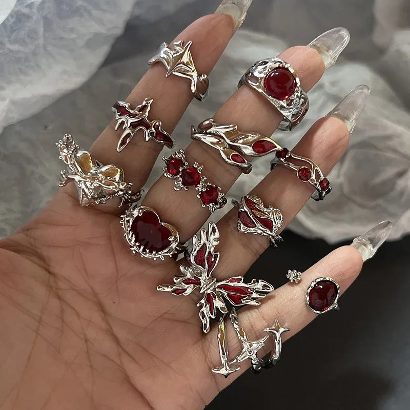 Crimson Enchantment Rings